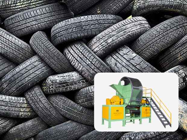 Waste Tire Shredder